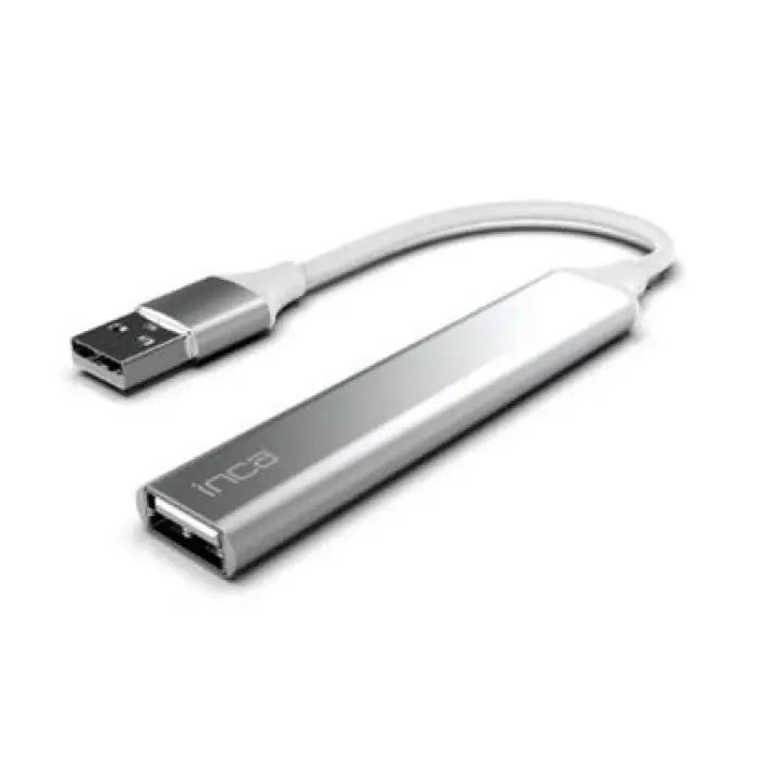 Inca IUSB-4TUX 3X2.0 3.0 USB Çıkış USB Çıkış 5 Gbps Usb Çoklayıcı Alüminyum Kasa