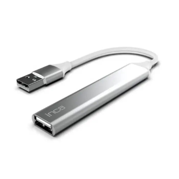 Inca IUSB-4TUX 3X2.0 3.0 USB Çıkış USB Çıkış 5 Gbps Usb Çoklayıcı Alüminyum Kasa (KDO)