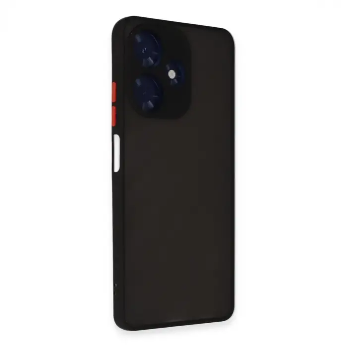 İnfinix Hot 30 4g Kılıf Montreal Silikon Kapak - Siyah