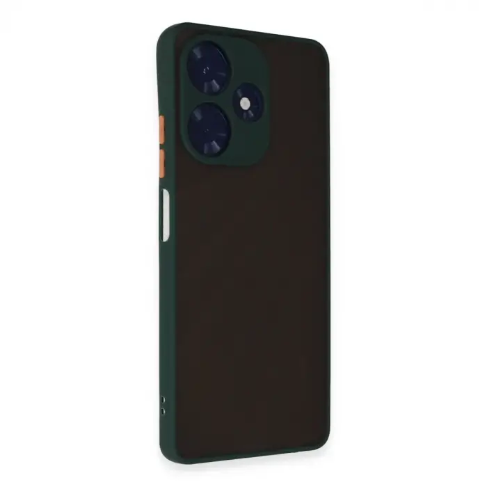 İnfinix Hot 30 4g Kılıf Montreal Silikon Kapak - Yeşil