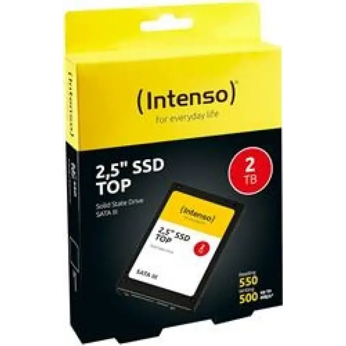 Intenso 2Tb 3812470 Top 550MB--500MB-s 2.5 Sata 3 Ssd