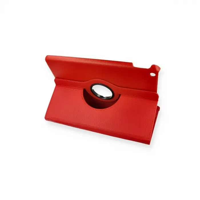 İpad 10.2 (7.nesil) Kılıf 360 Tablet Deri Kılıf - Kırmızı