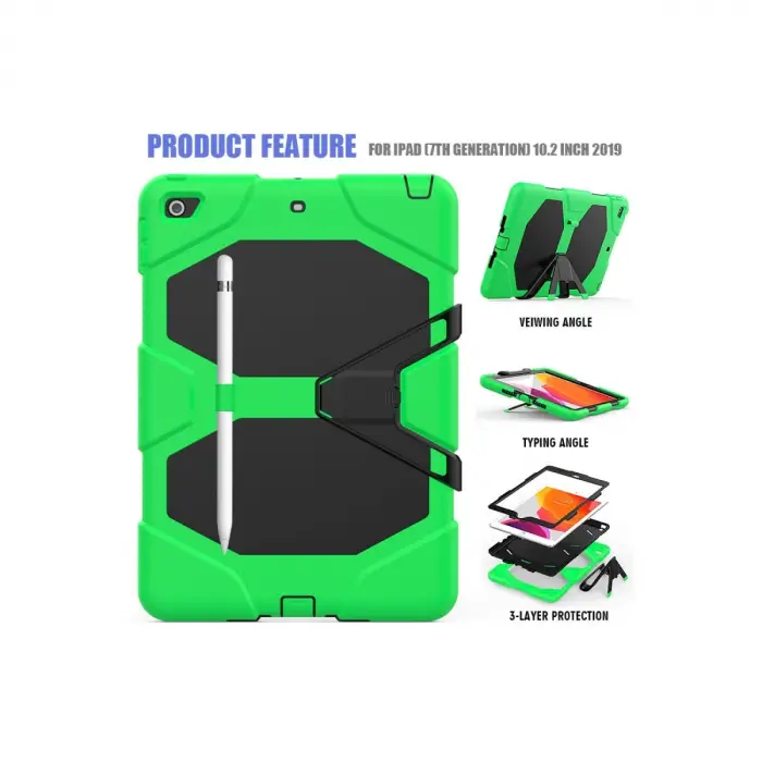 İpad 10.2 (7.nesil) Kılıf Griffin Tablet Kapak - Yeşil