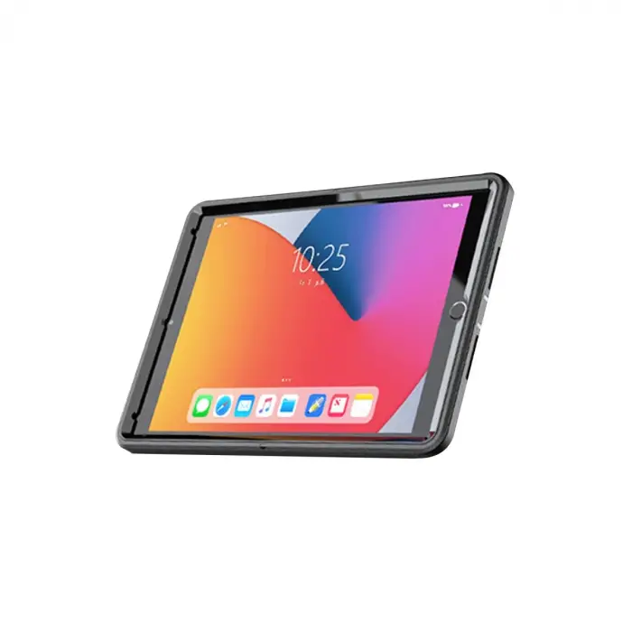 İpad 10.2 (7.nesil) Kılıf Hand Strap Tablet Kılıfı - Siyah