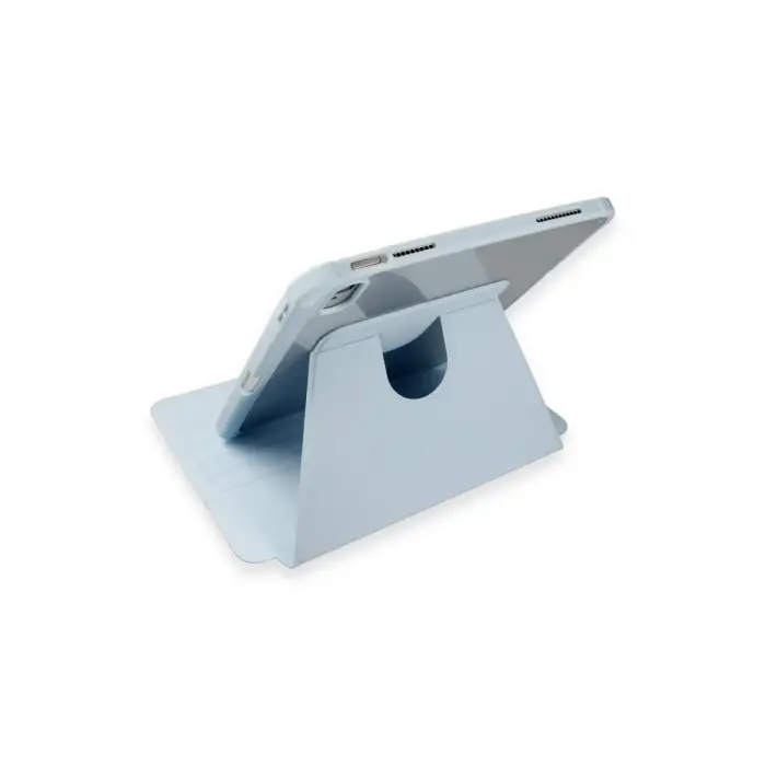 İpad 10.2 (7.nesil) Kılıf Ling 360 Kalemlikli Tablet Kılıf - Mavi