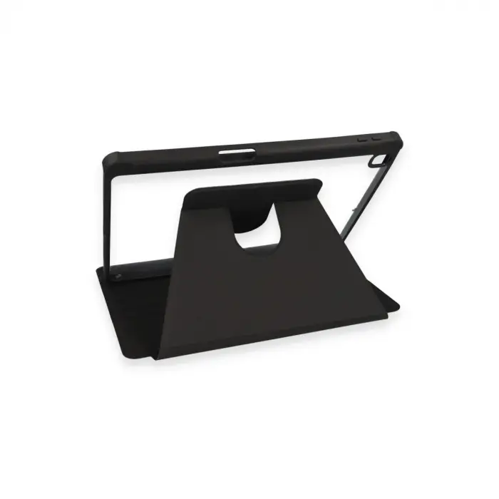İpad 10.2 (7.nesil) Kılıf Ling 360 Kalemlikli Tablet Kılıf - Siyah