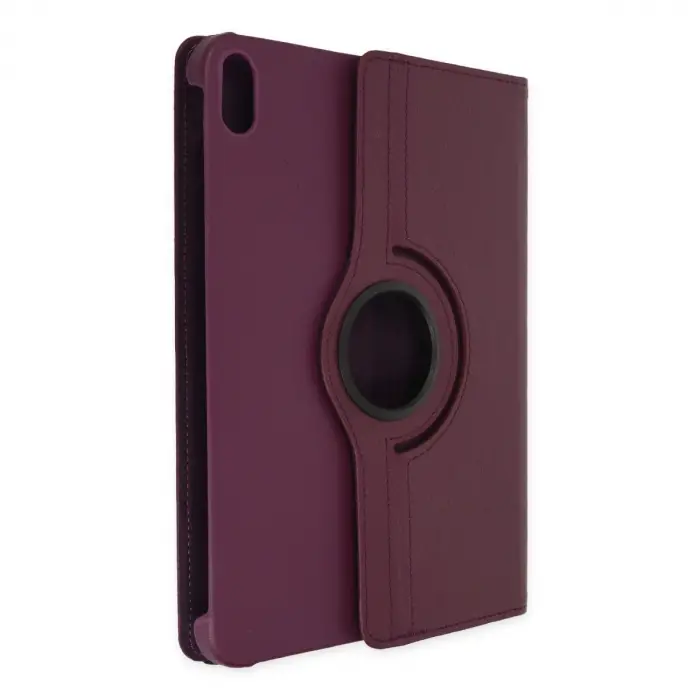 İpad 2022 10.9 (10.nesil) Kılıf 360 Tablet Deri Kılıf - Mürdüm