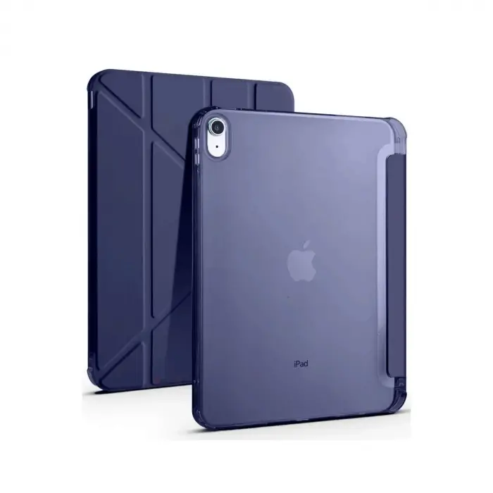 İpad 2022 10.9 (10.nesil) Kılıf Kalemlikli Mars Tablet Kılıfı - Lacivert