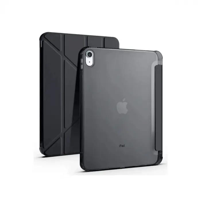 İpad 2022 10.9 (10.nesil) Kılıf Kalemlikli Mars Tablet Kılıfı - Siyah