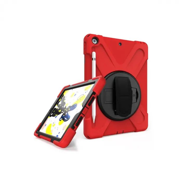 İpad Air 3 10.5 Kılıf Amazing Tablet Kapak - Kırmızı