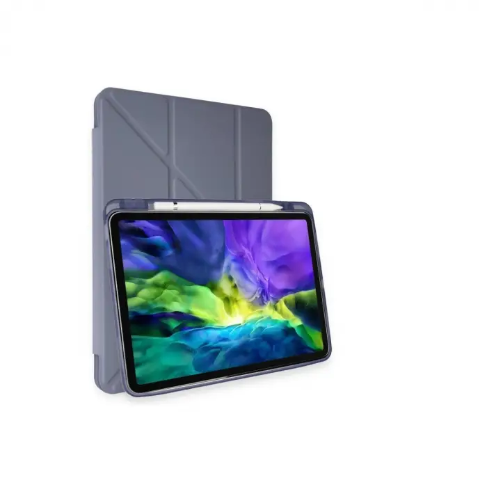 İpad Air 4 10.9 Kılıf Kalemlikli Mars Tablet Kılıfı - Lavender