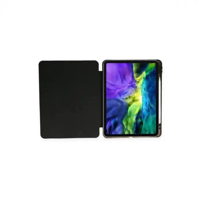 İpad Air 4 10.9 Kılıf Kalemlikli Mars Tablet Kılıfı - Siyah