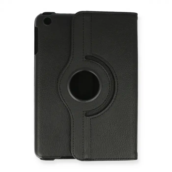 İpad Mini 1 Kılıf 360 Tablet Deri Kılıf - Siyah