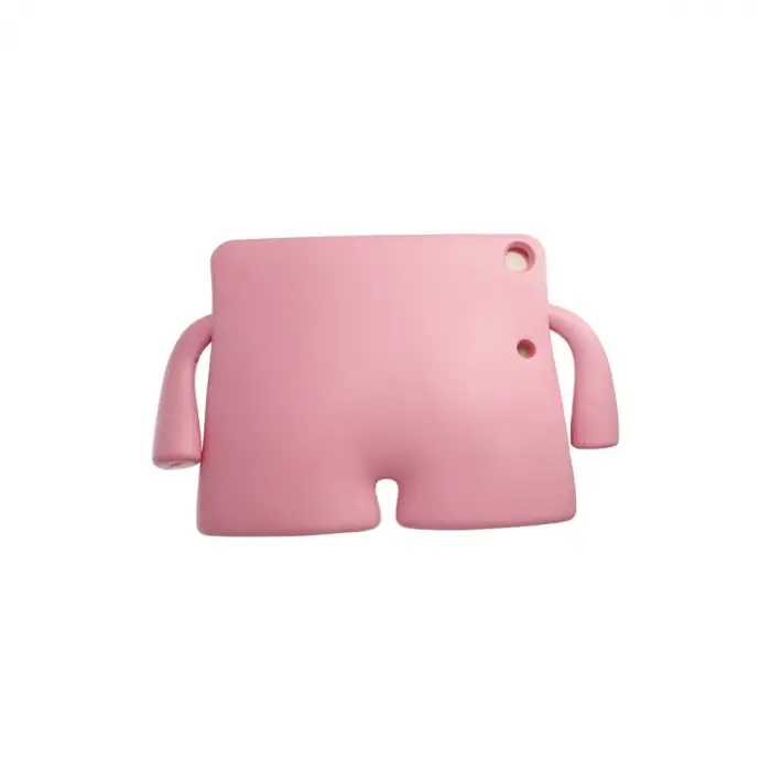 İpad Mini 5 Kılıf Karakter Tablet Silikon - Açık Pembe