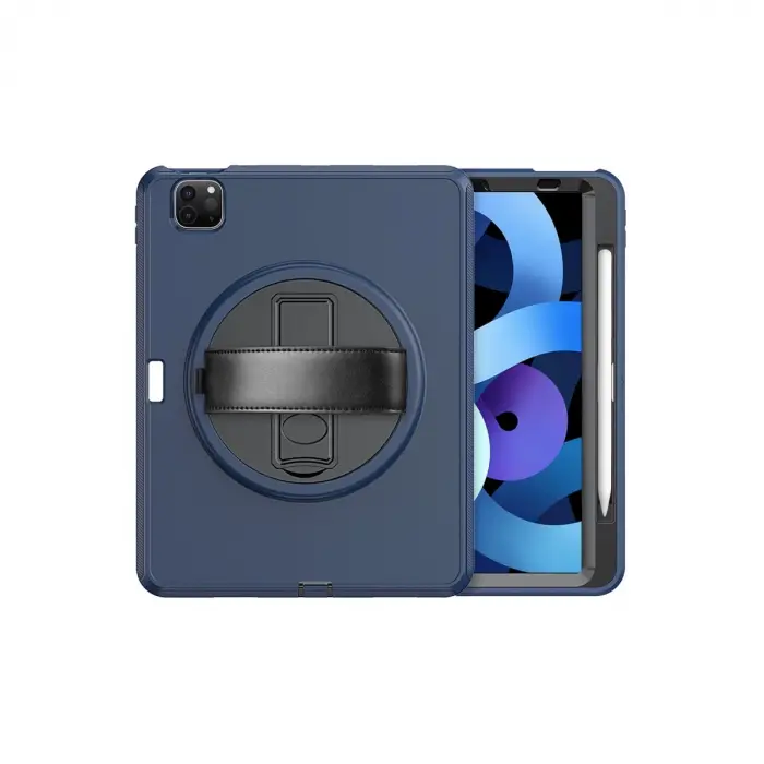 İpad Pro 11 (2018) Kılıf Hand Strap Tablet Kılıfı - Lacivert