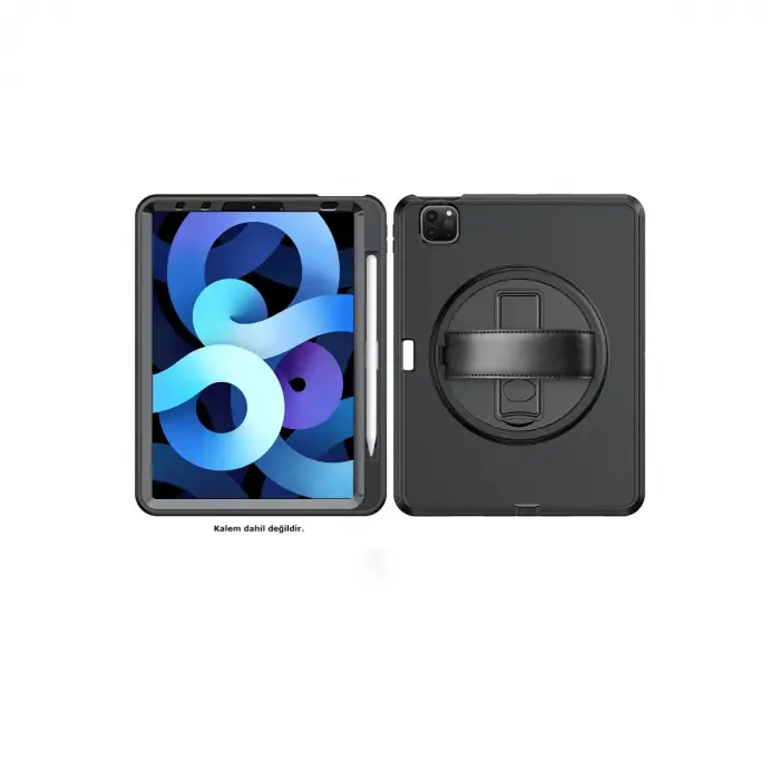 İpad Pro 11 (2018) Kılıf Hand Strap Tablet Kılıfı - Siyah