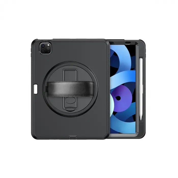 İpad Pro 11 (2018) Kılıf Hand Strap Tablet Kılıfı - Siyah