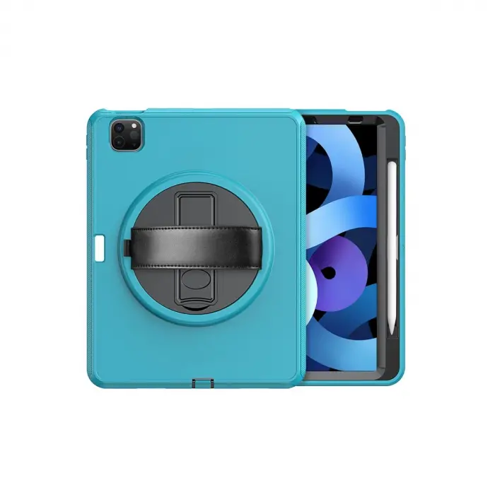 İpad Pro 11 (2018) Kılıf Hand Strap Tablet Kılıfı - Turkuaz
