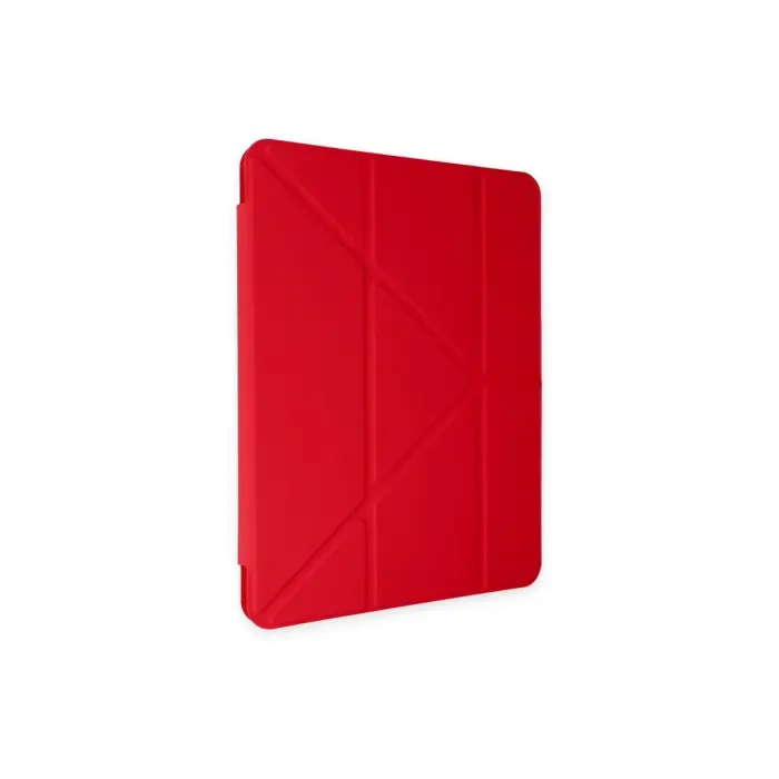 İpad Pro 11 (2018) Kılıf Kalemlikli Mars Tablet Kılıfı - Kırmızı