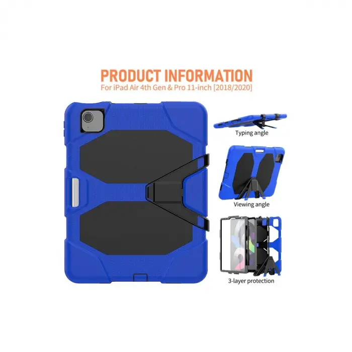 İpad Pro 11 (2020) Kılıf Griffin Tablet Kapak - Mavi