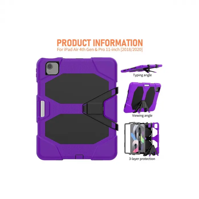 İpad Pro 11 (2020) Kılıf Griffin Tablet Kapak - Mor