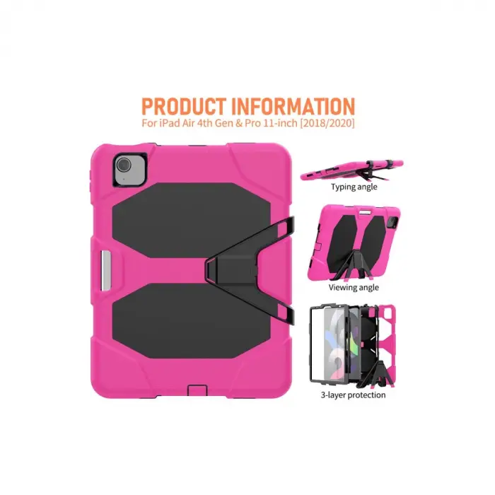 İpad Pro 11 (2020) Kılıf Griffin Tablet Kapak - Pembe