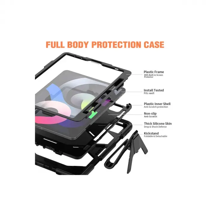 İpad Pro 11 (2020) Kılıf Griffin Tablet Kapak - Siyah