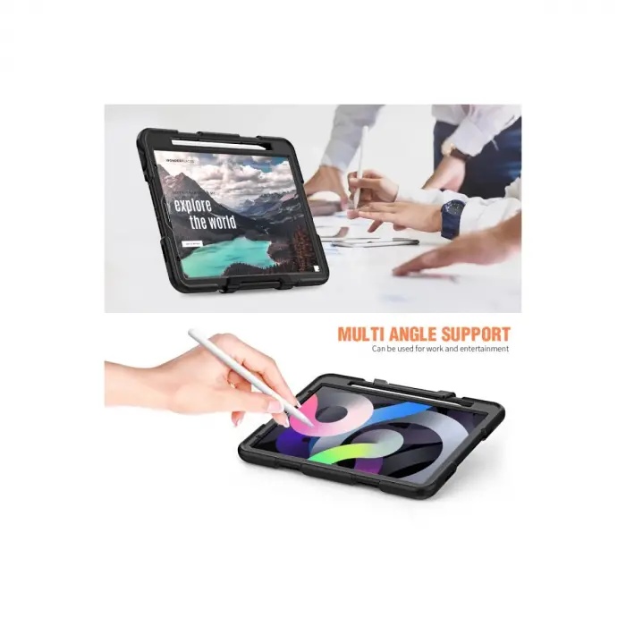 İpad Pro 11 (2020) Kılıf Griffin Tablet Kapak - Siyah