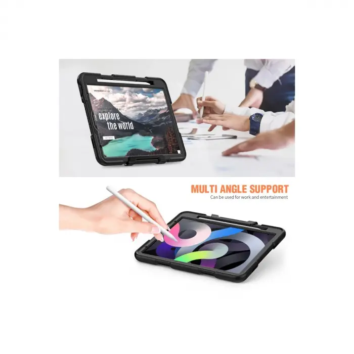İpad Pro 11 (2020) Kılıf Griffin Tablet Kapak - Siyah
