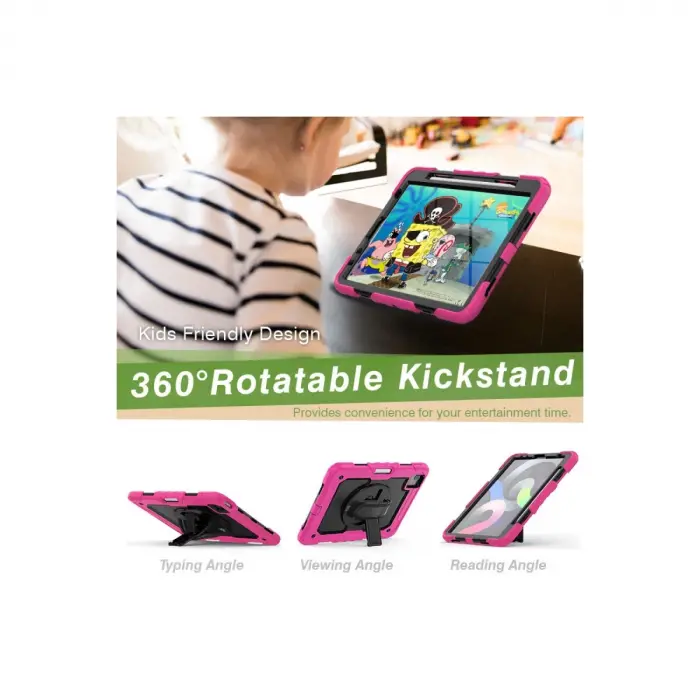 İpad Pro 11 (2020) Kılıf Pars Tablet Kapak - Pembe