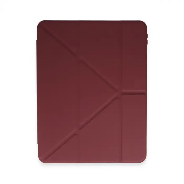 İpad Pro 12.9 (2021) Kılıf Kalemlikli Mars Tablet Kılıfı - Mürdüm