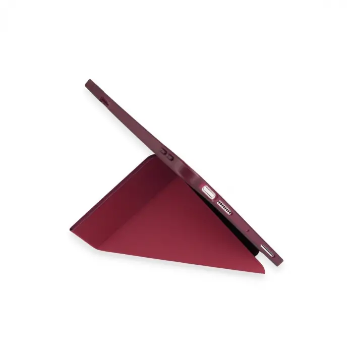 İpad Pro 12.9 (2021) Kılıf Kalemlikli Mars Tablet Kılıfı - Mürdüm