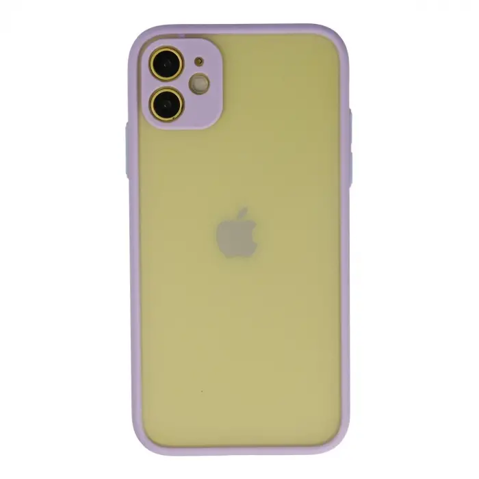İphone 11 Kılıf Montreal Silikon Kapak - Mor