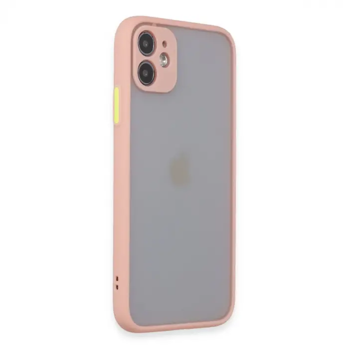 İphone 11 Kılıf Montreal Silikon Kapak - Pembe