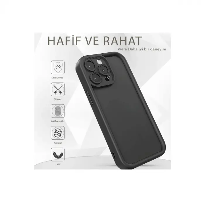 İphone 11 Kılıf Viera Silikon - Gri