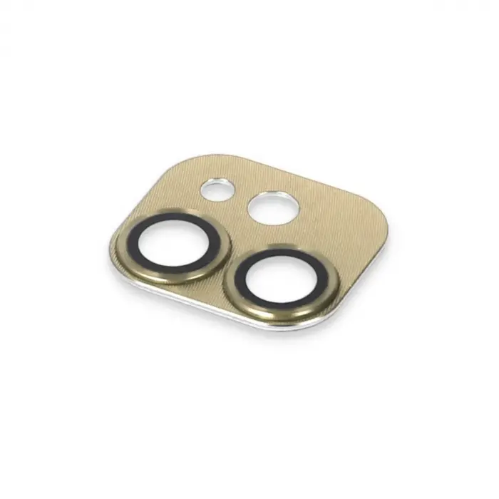 İphone 11 Pers Alüminyum Kamera Lens - Gold