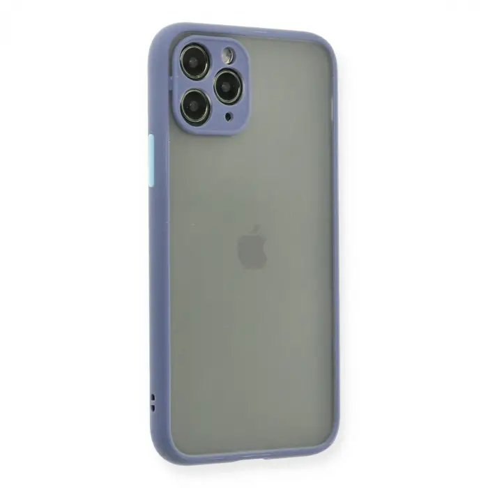 İphone 11 Pro Kılıf Montreal Silikon Kapak - Gri