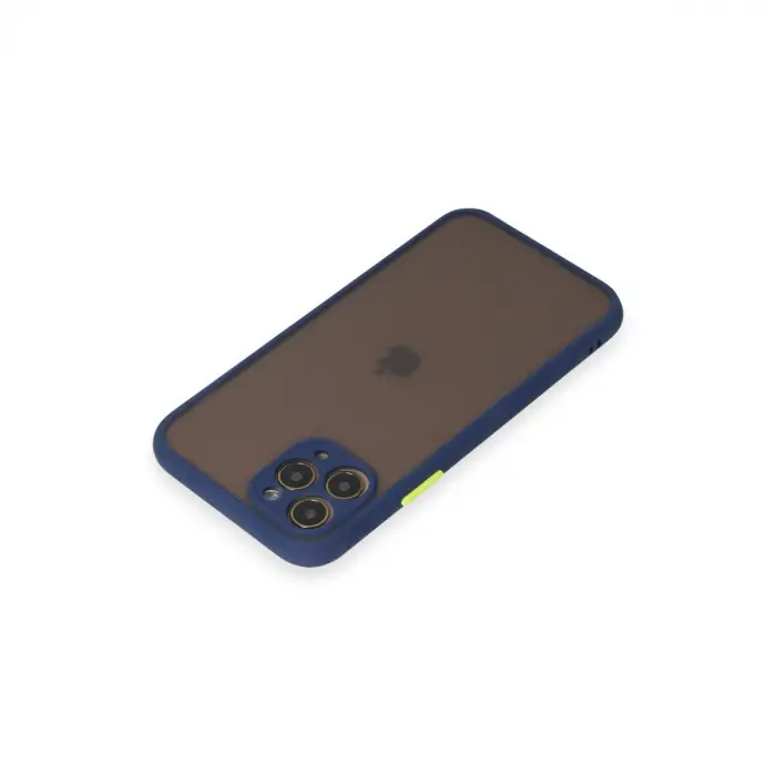İphone 11 Pro Kılıf Montreal Silikon Kapak - Lacivert