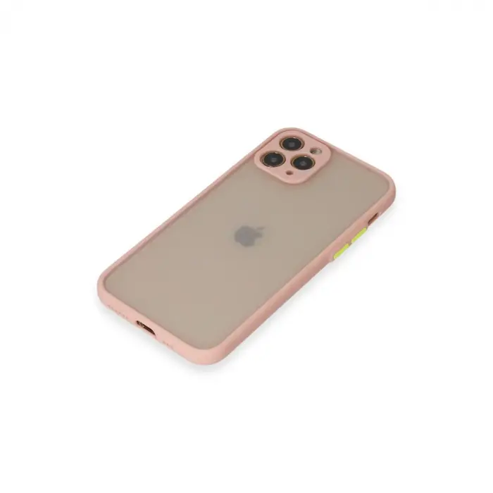 İphone 11 Pro Kılıf Montreal Silikon Kapak - Pembe