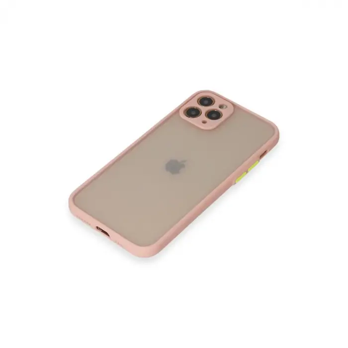 İphone 11 Pro Kılıf Montreal Silikon Kapak - Pembe