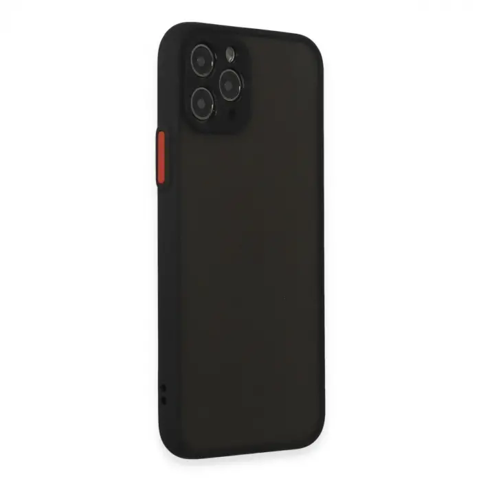 İphone 11 Pro Kılıf Montreal Silikon Kapak - Siyah