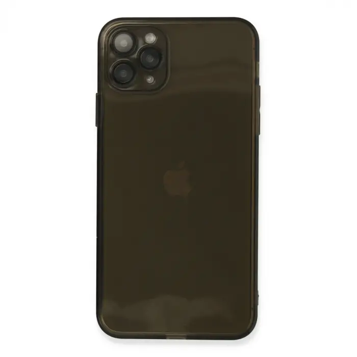 İphone 11 Pro Max Kılıf Fly Lens Silikon - Siyah