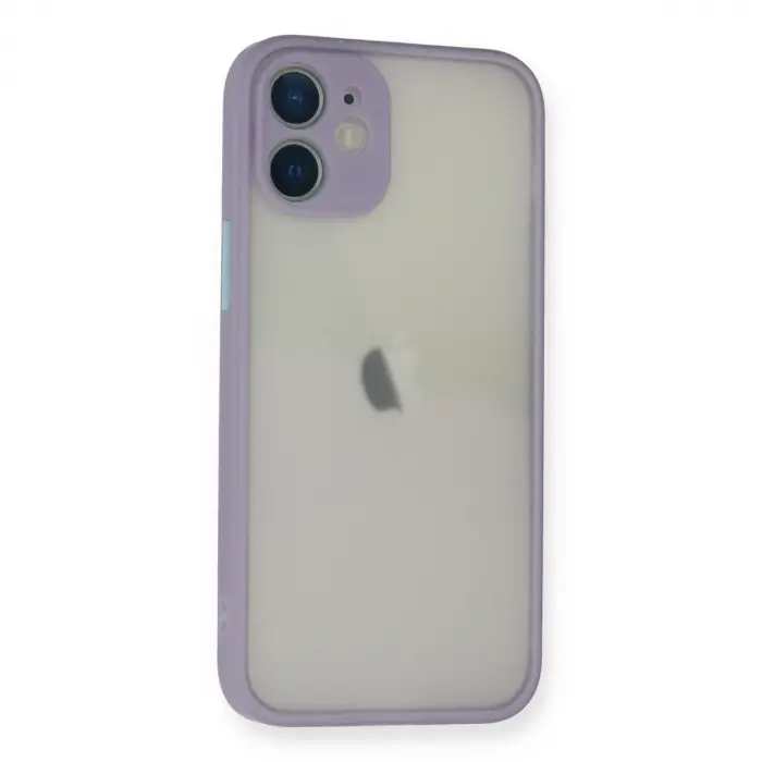 İphone 11 Pro Max Kılıf Montreal Silikon Kapak - Mor