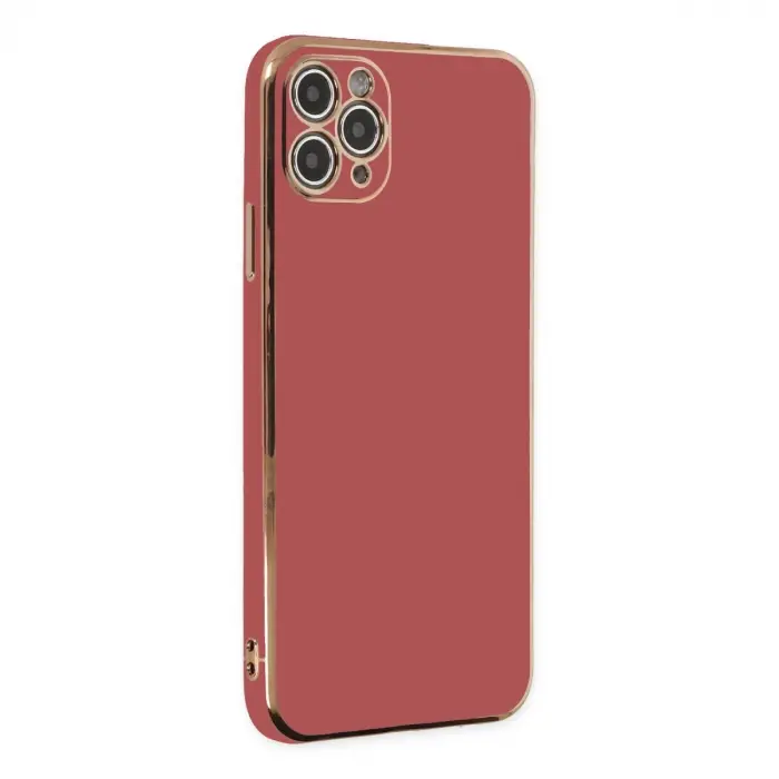 İphone 11 Pro Max Kılıf Volet Silikon - Kırmızı