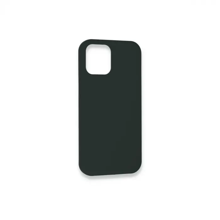 İphone 12 Kılıf Lansman Legant Silikon - Koyu Yeşil