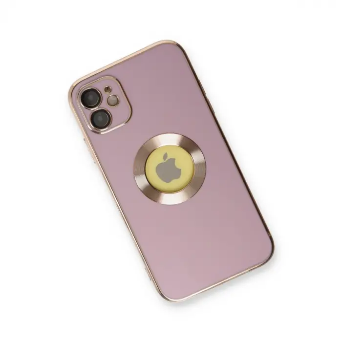 İphone 12 Kılıf Store Silikon - Mor