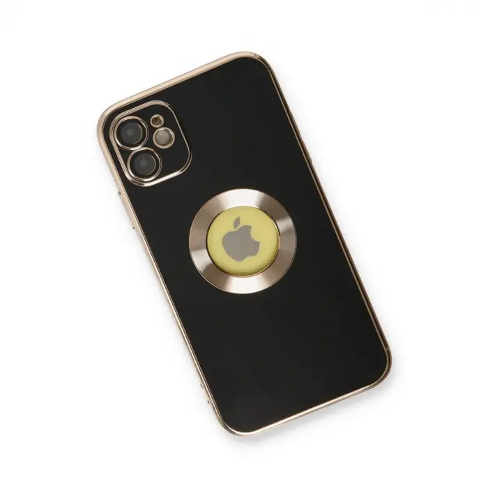 İphone 12 Kılıf Store Silikon - Siyah