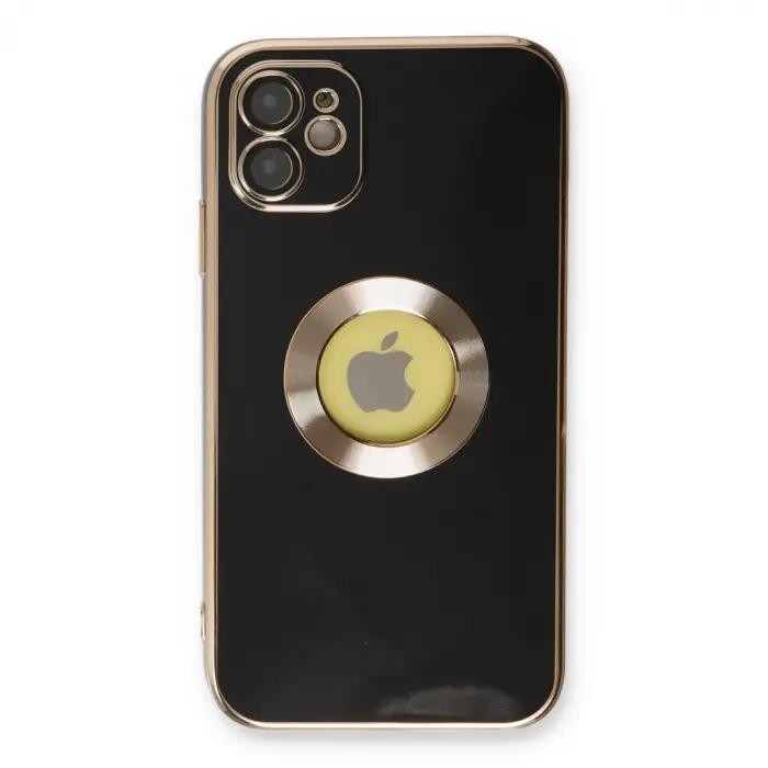 İphone 12 Kılıf Store Silikon - Siyah