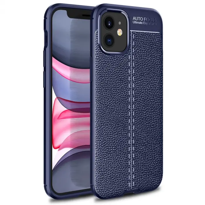 İphone 12 Mini Kılıf Auto Focus Kapak - Lacivert