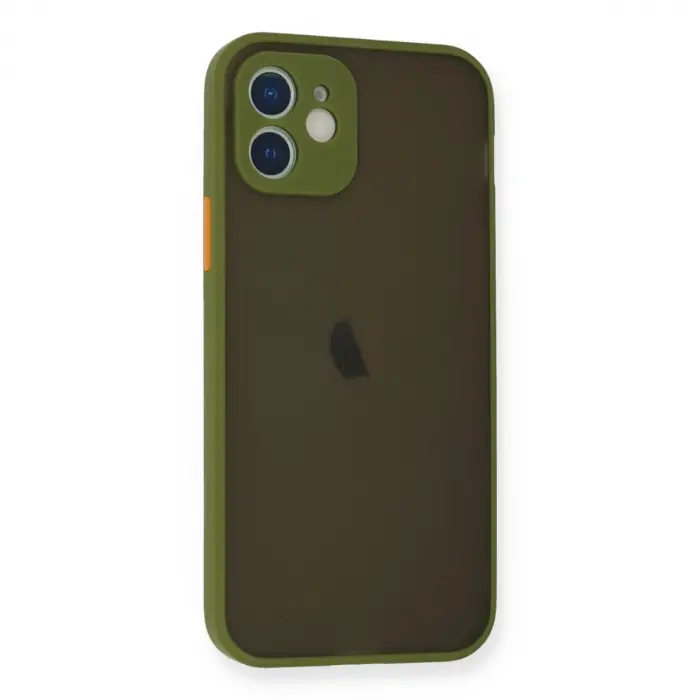 İphone 12 Mini Kılıf Montreal Silikon Kapak - Açık Yeşil